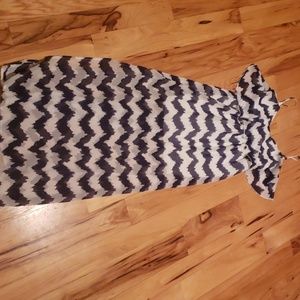 Navy&White Maxi Dress